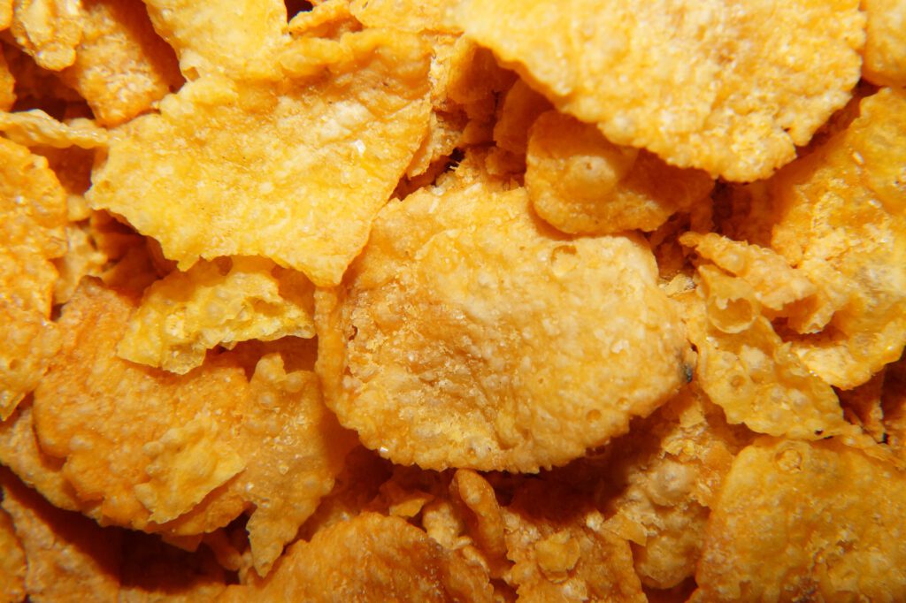 Cornflakes mit Schokolade