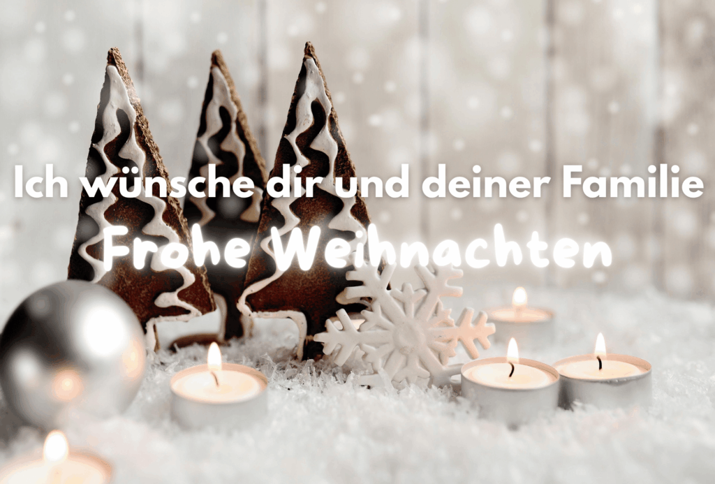 Frohe Weihnachten wünschen