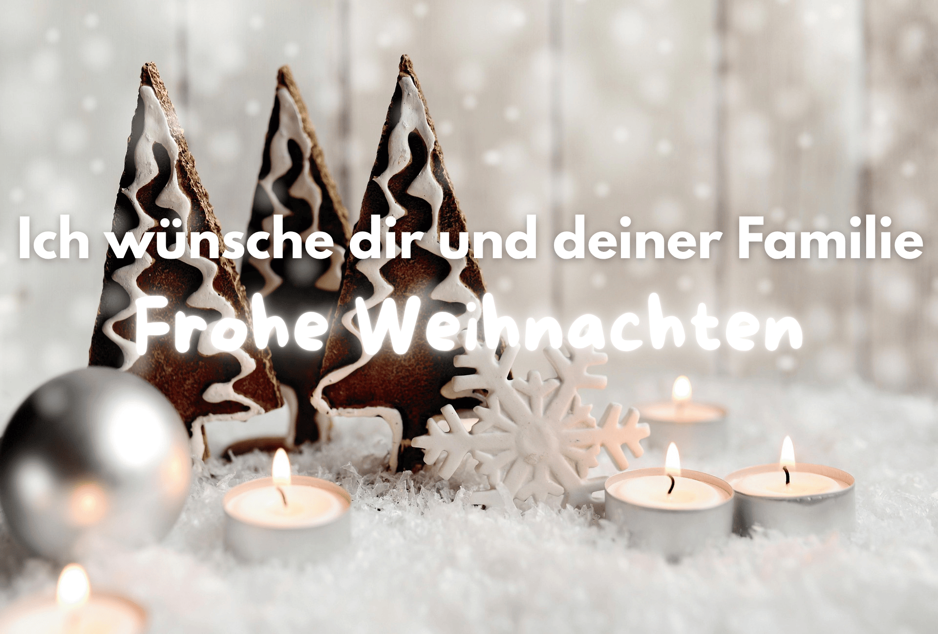 Frohe Weihnachten wünschen