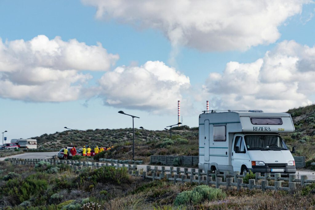 Zelt oder Wohnmobil